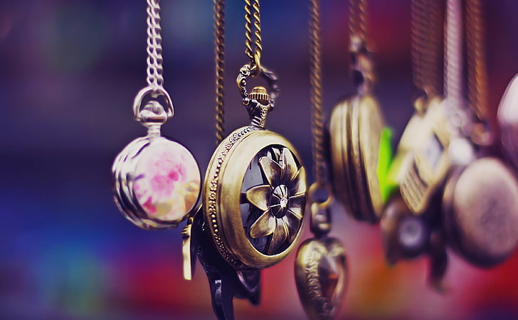 Pocket Watches, gold-colored watches, Vintage, Pocket, Watches, HD wallpaper
