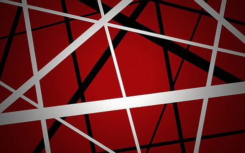 الأحمر والأبيض والأسود خلفية رقمية مجردة ، لون ، خط ، قطاع ، خلفية ، ورق جدران ، رسومات ، نسيج ، فن، خلفية HD HD wallpaper