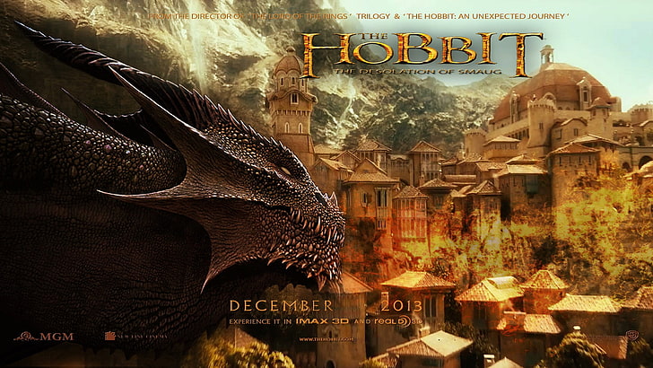 The Hobbit 2-The Desolation of Smaug Movie HD Wall .., тапет за филма на Hobbit, HD тапет