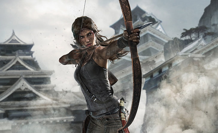 Tomb Raider Лара Крофт цифровые обои, Tomb Raider, Лара Крофт, HD обои