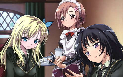أنيمي ، مانغا ، Kashiwazaki Sena ، Kusunoki Yukimura ، Mikazuki Yozora ، Boku wa Tomodachi ga Sukunai، خلفية HD HD wallpaper