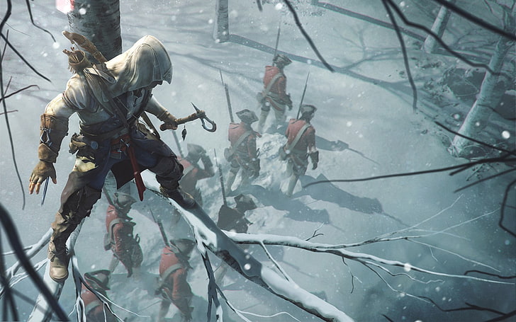 assassin, assassins creed, Assassins Creed 3, Assassins Creed III, Connor Davenport, gry wideo, Tapety HD