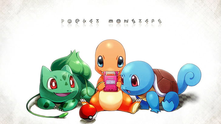 Bulbasaur, Pokémon, Squirtle, Charmander, HD-Hintergrundbild