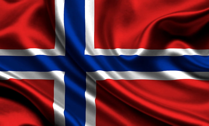 Bandera, Europa, Noruega, Sfondo HD