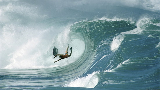 Sports, Surfing, Bodyboarding, Ocean, Wave, Wipeout, HD wallpaper HD wallpaper