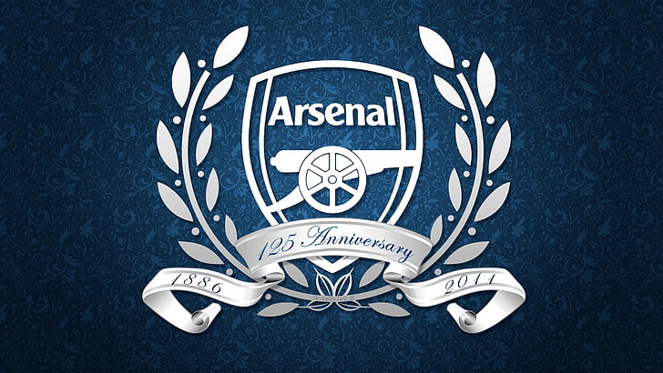 Arsenal logo, background, logo, emblem, coat of arms, Arsenal, Football Club, The Gunners, HD wallpaper