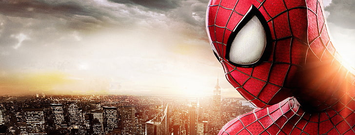 Illustration de Spider-Man, spider-man, araignée, merveille, 2014, incroyable Spider-Man 2, l'incroyable Spider-Man 2, Fond d'écran HD