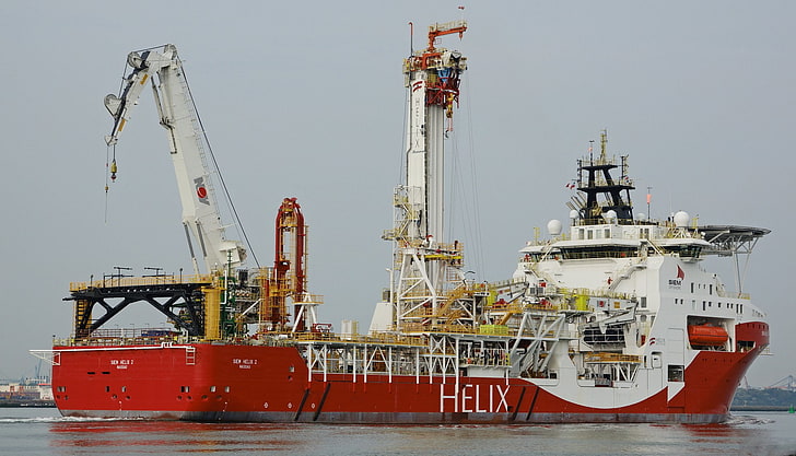 Véhicules, navire de soutien offshore, navire, Siem Helix 2, Fond d'écran HD