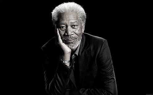 Morgan Freeman, Morgan Freeman, Morgan, mężczyzna, celebryta, aktor, Tapety HD HD wallpaper