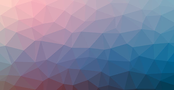 三角形、抽象、グラデーション、ソフトグラデーション、Linux、青、紫、赤、オレンジ、 HDデスクトップの壁紙 HD wallpaper