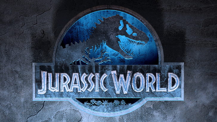 Jurassic World, Logo, jurassic world, logo, HD wallpaper
