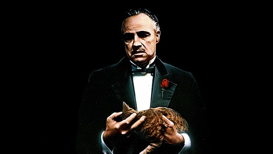 El padrino, Marlon Brando, Fondo de pantalla HD HD wallpaper