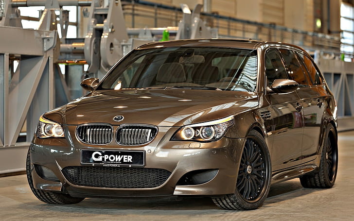 G-Power、BMW、BMW M5ハリケーンRRツーリング、BMW M5ツーリング、BMW M5、 HDデスクトップの壁紙