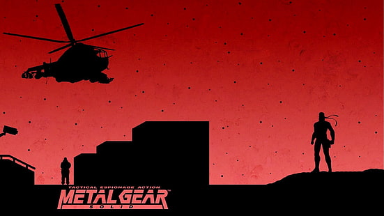 Metal Gear Solid jeu, Metal Gear, Metal Gear Solid, jeux vidéo, Fond d'écran HD HD wallpaper