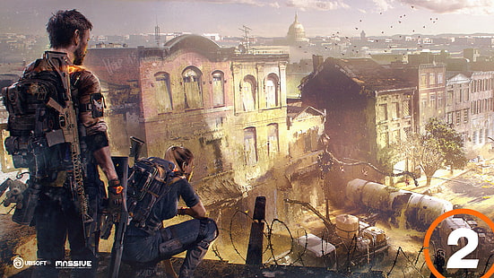 Tom Clancy's The Division 2, Ubisoft, videogiochi, concept art, Tom Clancy's The Division, Sfondo HD HD wallpaper
