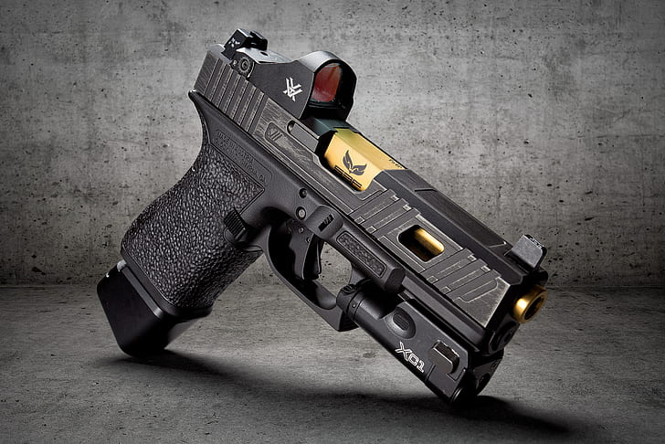 estilo, arma, Glock 19, auto-carregável, HD papel de parede