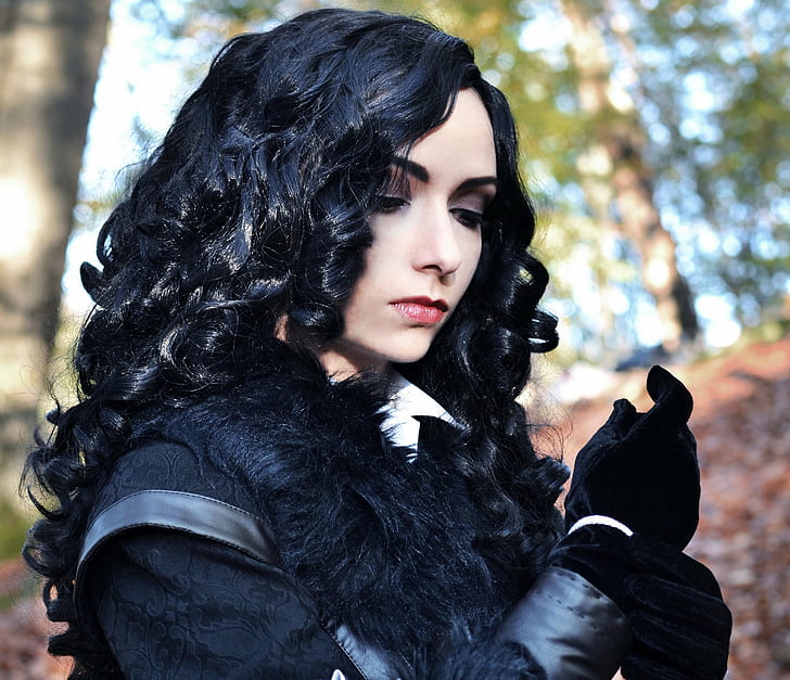 gadis, cosplay, The Witcher 3, Yennefer, Wallpaper HD