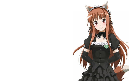 Anime Girls, Spice and Wolf, Holo, Wolf Girls, anime girls, spice and wolf, holo, wolf girls, Fond d'écran HD HD wallpaper