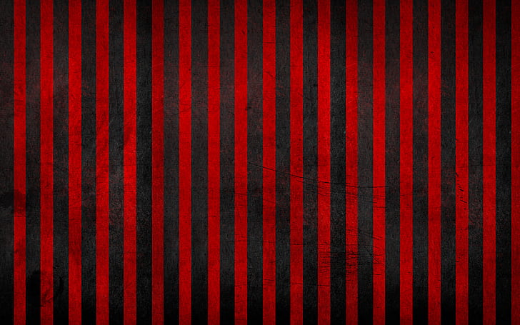 Linee HD, bordo a strisce rosse e nere, linee astratte, Sfondo HD
