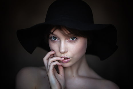 Retrato, mujer, modelo, Olya Pushkina, Fondo de pantalla HD HD wallpaper