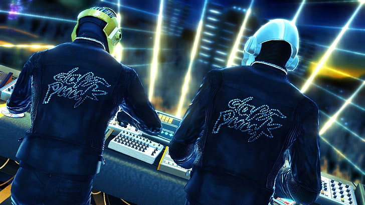 Daft Punk, music, artwork, HD wallpaper