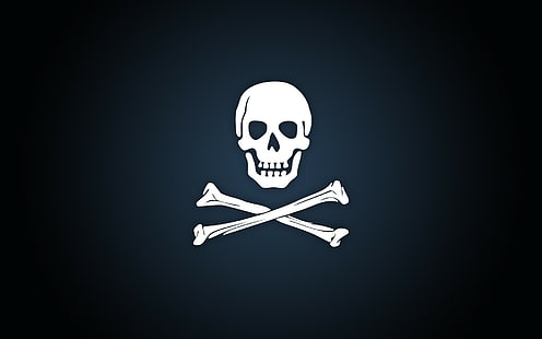 และ Crossbones, Jolly, Pirates, Roger, skull, วอลล์เปเปอร์ HD HD wallpaper