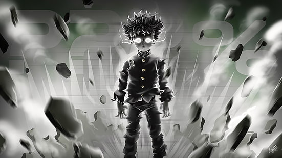 Mob Psycho 100 digitale Tapete, Anime, Mob Psycho 100, Shigeo Kageyama, HD-Hintergrundbild HD wallpaper