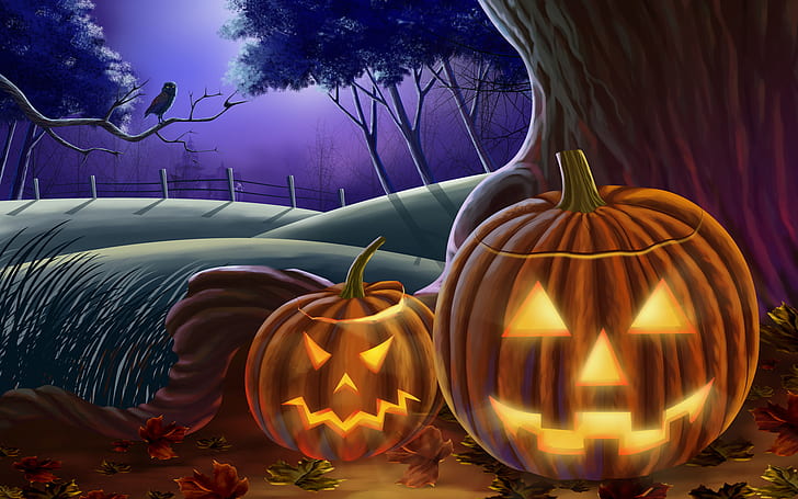 Dibujos animados de halloween HD fondos de pantalla descarga gratuita |  Wallpaperbetter