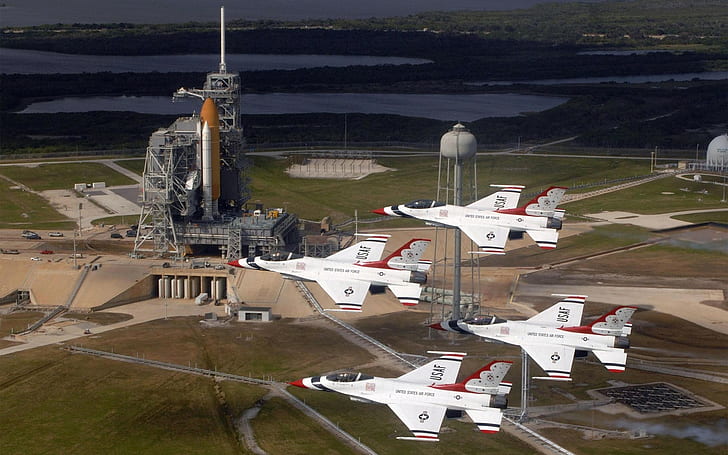 NASA, aeronaves, General Dynamics F-16 Fighting Falcon, HD papel de parede