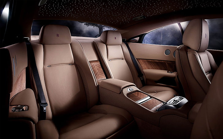2014 Rolls-Royce Wraith Auto HD Desktop Wallpaper .., beige leather vehicle seat, HD wallpaper