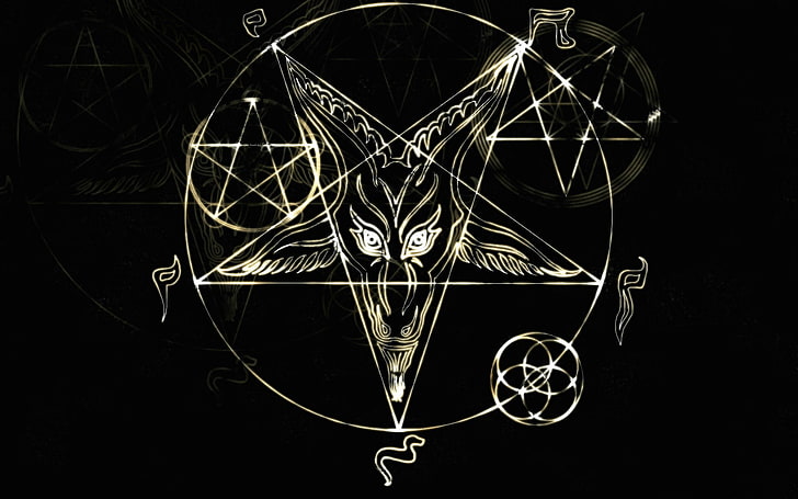 Тьма, демон, зло, оккультизм, сатана, сатана, HD обои