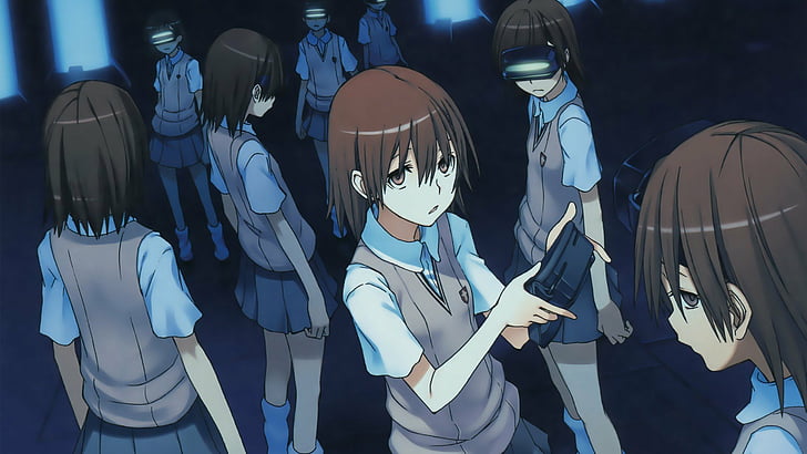 Anime, Mädchen, Schutzbrillen, Imouto, Index, Kagaku, Majutsu, Misaka, Railgun, Schwestern, Toaru, HD-Hintergrundbild