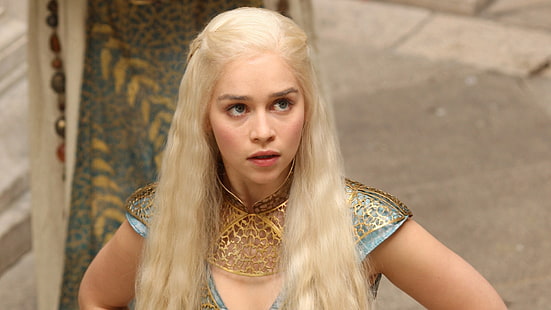Emilia Clarke จาก Game of Thrones ผู้หญิงนักแสดง Daenerys Targaryen, วอลล์เปเปอร์ HD HD wallpaper
