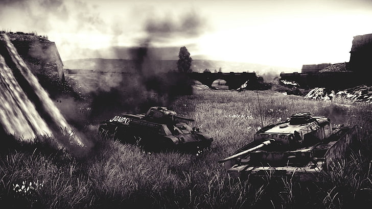 War Thunder, война, T-34, танк, HD тапет