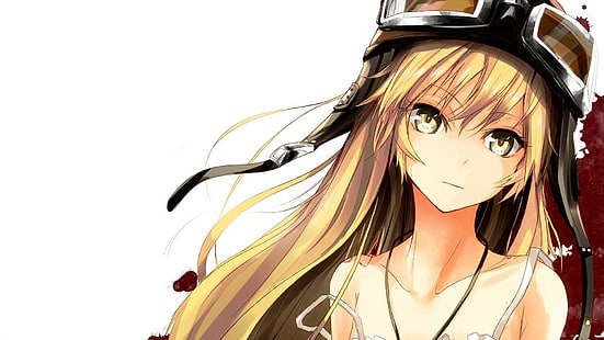 аниме, аниме девушки, Ошино Шинобу, Monogatari Series, шляпа, блондинка, HD обои HD wallpaper