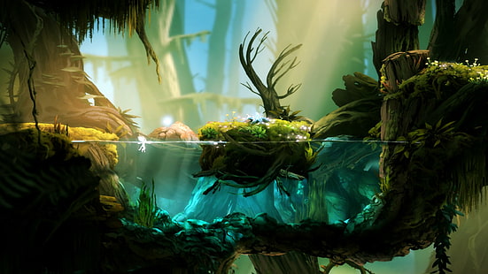 Video Game, Ori and the Blind Forest, HD wallpaper HD wallpaper