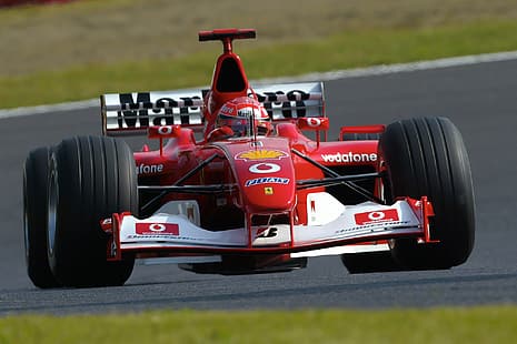 Formuła 1, Scuderia Ferrari, Ferrari F2002, samochody wyścigowe, Michael Schumacher, Tapety HD HD wallpaper