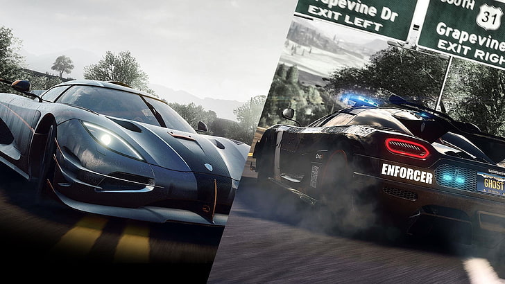 Koenigsegg Eins: 1, Need for Speed: Rivalen, Need for Speed, Videospiele, Koenigsegg, HD-Hintergrundbild
