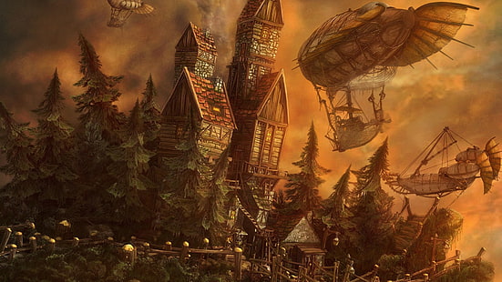 Steampunk, HD-Hintergrundbild HD wallpaper