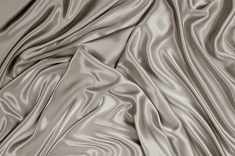 gray satin, grey, texture, silk, fabric, satin, HD wallpaper HD wallpaper