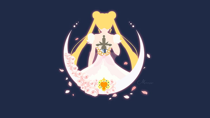Sailor Moon, Prenses Serenity, HD masaüstü duvar kağıdı