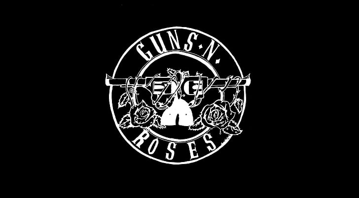 Logotipo de Guns 'n' Roses (HD), fondo de pantalla de Guns N Roses, música, Fondo de pantalla HD