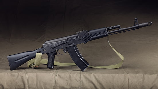 weapons, machine, Kalashnikov, AK-74, HD wallpaper HD wallpaper