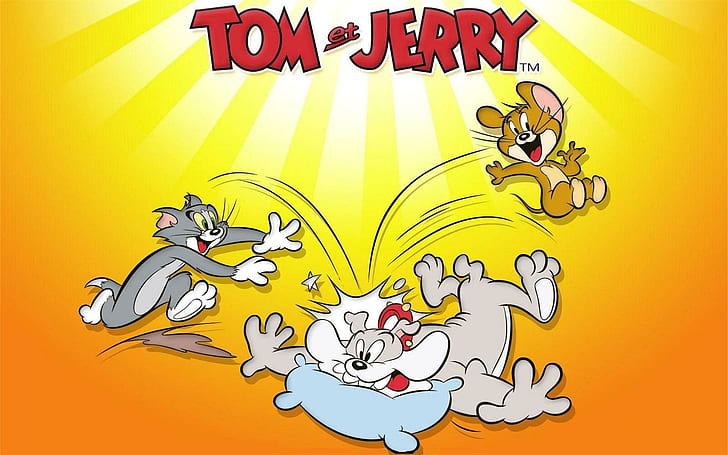 Cartoon Tom and Jerry, cartoon, jerry, HD wallpaper