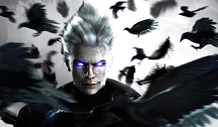 Devil May Cry, 4K, Darkness, Vergil, Tapety HD