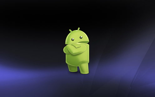 Android Lover, logotipo android, android engraçado, logotipo android, HD papel de parede HD wallpaper