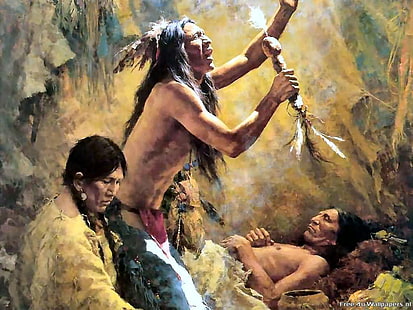 Hindusi Rdzenni Amerykanie Rdzenni mieszkańcy Inne Sztuka HD, Hindusi, Rdzenni Amerykanie, Tapety HD HD wallpaper