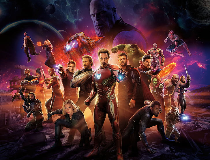 Avengers: Infinity War, 8k, poster, HD wallpaper
