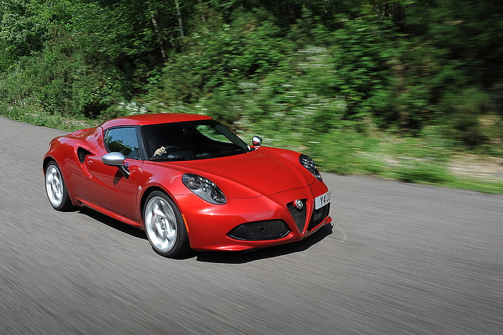 (960), 2015, 4-c, Alfa, Romeo, Supercar, UK-Spec, HD-Hintergrundbild