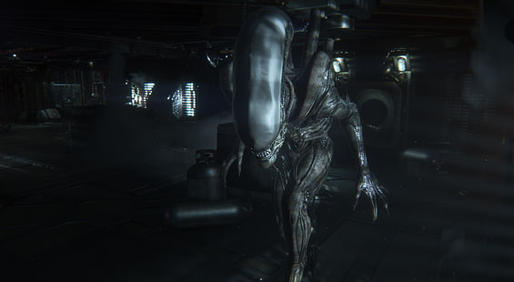 Alien illustration, Alien: Isolation, video games, creature, Xenomorph, HD wallpaper HD wallpaper